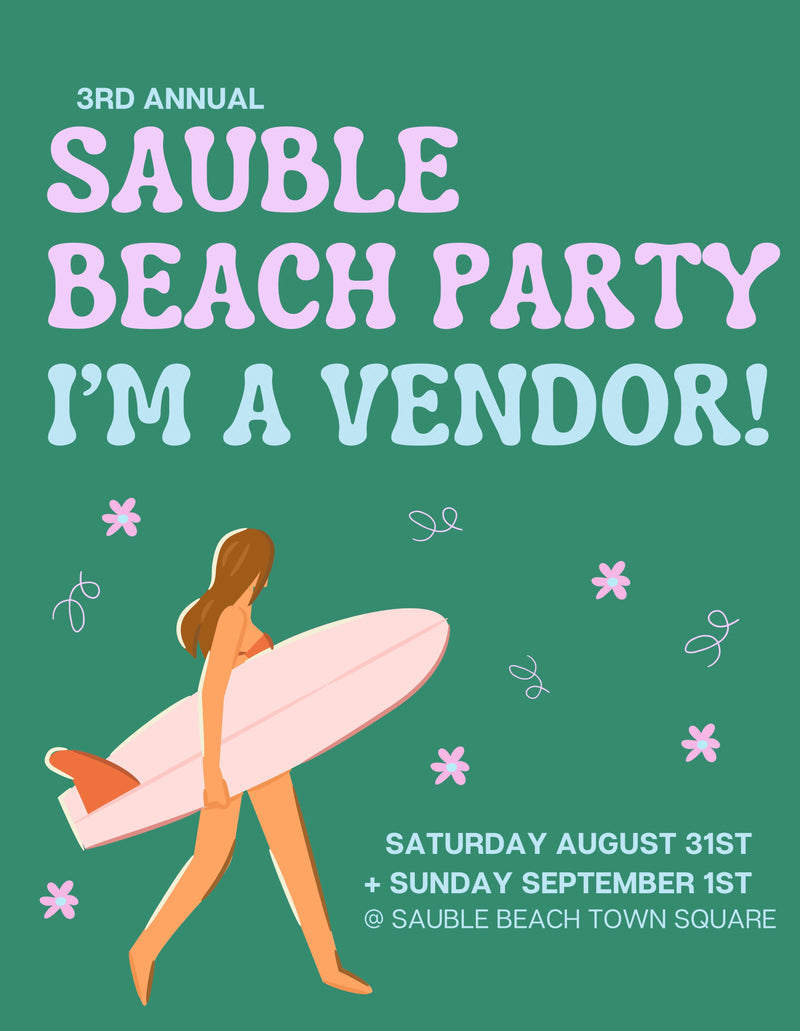Sauble Beach Party Market Vendor Payment - Early Registration Silver