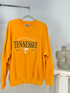 VINTAGE TENNESSEE VOLUNTEERS EMBROIDERED ORANGE CREWNECK