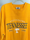 VINTAGE TENNESSEE VOLUNTEERS EMBROIDERED ORANGE CREWNECK