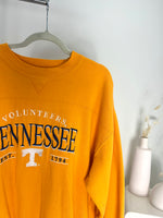 VINTAGE TENNESSEE VOLUNTEERS EMBROIDERED ORANGE CREWNECK