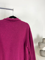 VINTAGE RALPH LAUREN PLUM QUARTER ZIP SWEATER