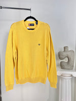 VINTAGE RALPH LAUREN CHAPS YELLOW KNIT SWEATER