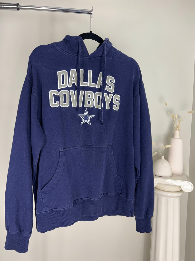 DALLAS COWBOYS EMBROIDERED NAVY HOODIE