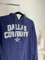 DALLAS COWBOYS EMBROIDERED NAVY HOODIE