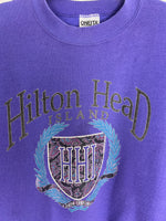 VINTAGE PURPLE HILTON HEAD DESTINATION CREWNECK