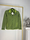 PATAGONIA GREEN ZIP-UP FLEECE SWEATER