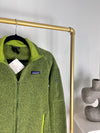 PATAGONIA GREEN ZIP-UP FLEECE SWEATER