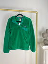 PATAGONIA GREEN HOODED FLEECE SWEATER