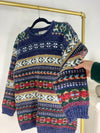 VINTAGE FIRESIDE KNIT SWEATER