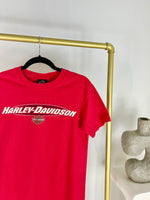 VINTAGE HARLEY DAVIDSON RED CHARLESTON T-SHIRT