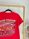 VINTAGE HARLEY DAVIDSON RED CHARLESTON T-SHIRT