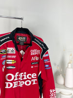 VINTAGE OFFICE DEPOT RED NASCAR RACING JACKET