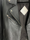 BLACK LEATHER MOTO JACKET