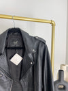 BLACK LEATHER MOTO JACKET