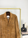 VINTAGE BROWN SUEDE LEATHER JACKET