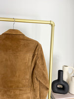 VINTAGE BROWN SUEDE LEATHER JACKET