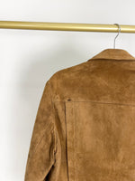 VINTAGE BROWN SUEDE LEATHER JACKET