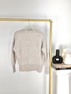 THE GROUP BABATON OATMEAL CASHMERE LUXE SWEATER