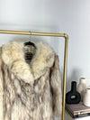 VINTAGE FLOOR LENGTH COYOTE FUR COAT