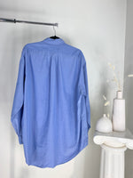 VINTAGE RALPH LAUREN BLUE BUTTON-UP SHIRT