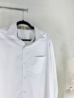 VINTAGE WHITE OVERSIZED BUTTON-UP