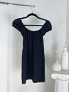 BLACK URBAN OUTFITTERS FRILL SLEEVE MINI DRESS