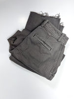 GREY ARITZIA TROUSER-STYLE DENIM PANTS | SIZE 6