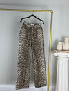LEOPARD PRINT JEANS | SIZE 2