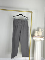 GREY ARITZIA TROUSER-STYLE DENIM PANTS | SIZE 6