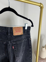 VINTAGE BLACK LEVI'S 550 JEANS | SIZE 28