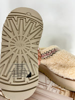 UGG TAZZ BRAID SHERPA SLIPPERS | SIZE 7