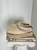 UGG TAZZ BRAID SHERPA SLIPPERS | SIZE 7