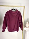 MCMASTER UNIVERSITY EMBROIDERED MAROON HOODIE