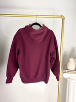 MCMASTER UNIVERSITY EMBROIDERED MAROON HOODIE