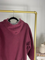 MCMASTER UNIVERSITY EMBROIDERED MAROON HOODIE