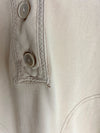 AERIE CREAM BUTTON UP HENLEY SWEATSHIRT