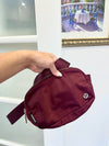 LULULEMON BURGUNDY BELT BAG