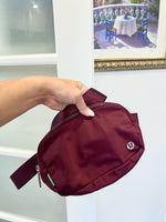 LULULEMON BURGUNDY BELT BAG