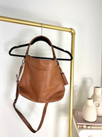 KATE SPADE PEBBLED BROWN LEATHER BAG