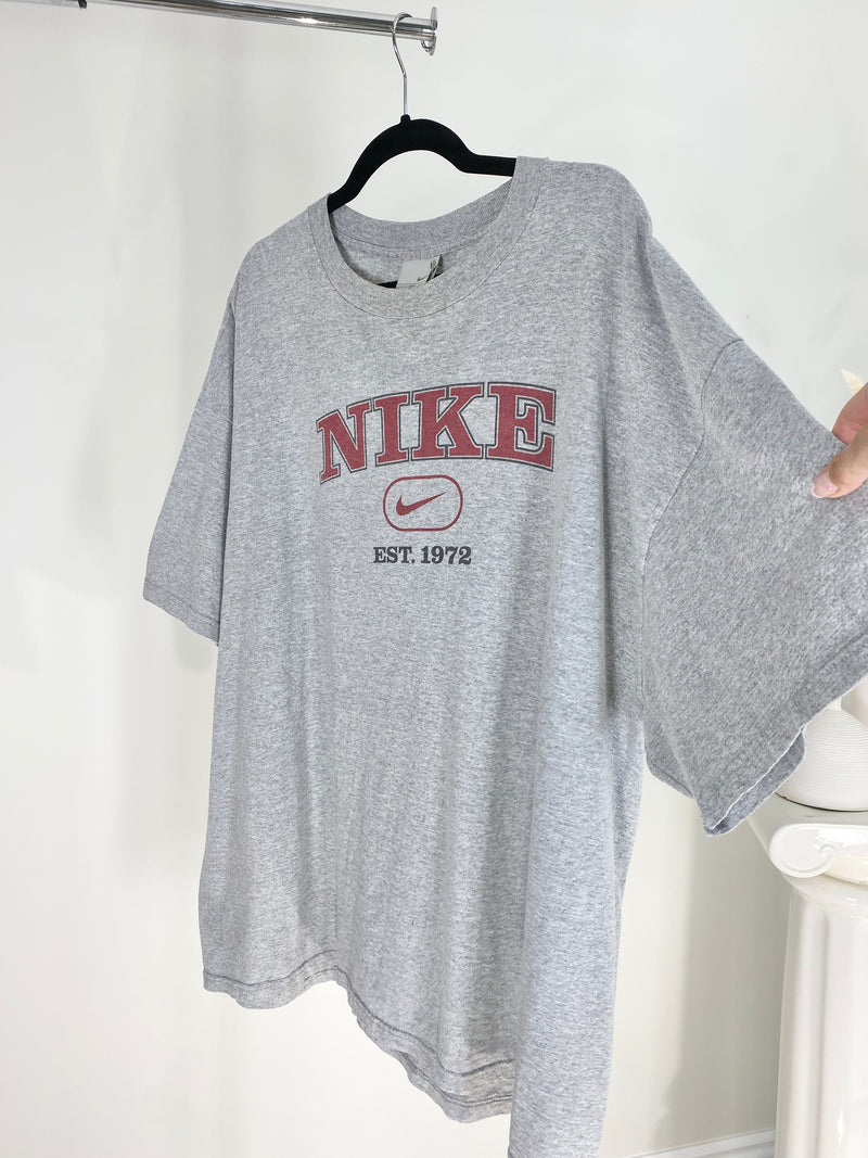 VINTAGE GREY NIKE SPELL-OUT T-SHIRT