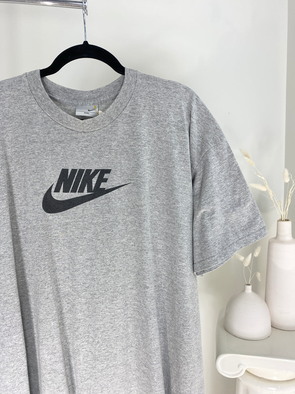VINTAGE GREY NIKE SPELL-OUT T-SHIRT