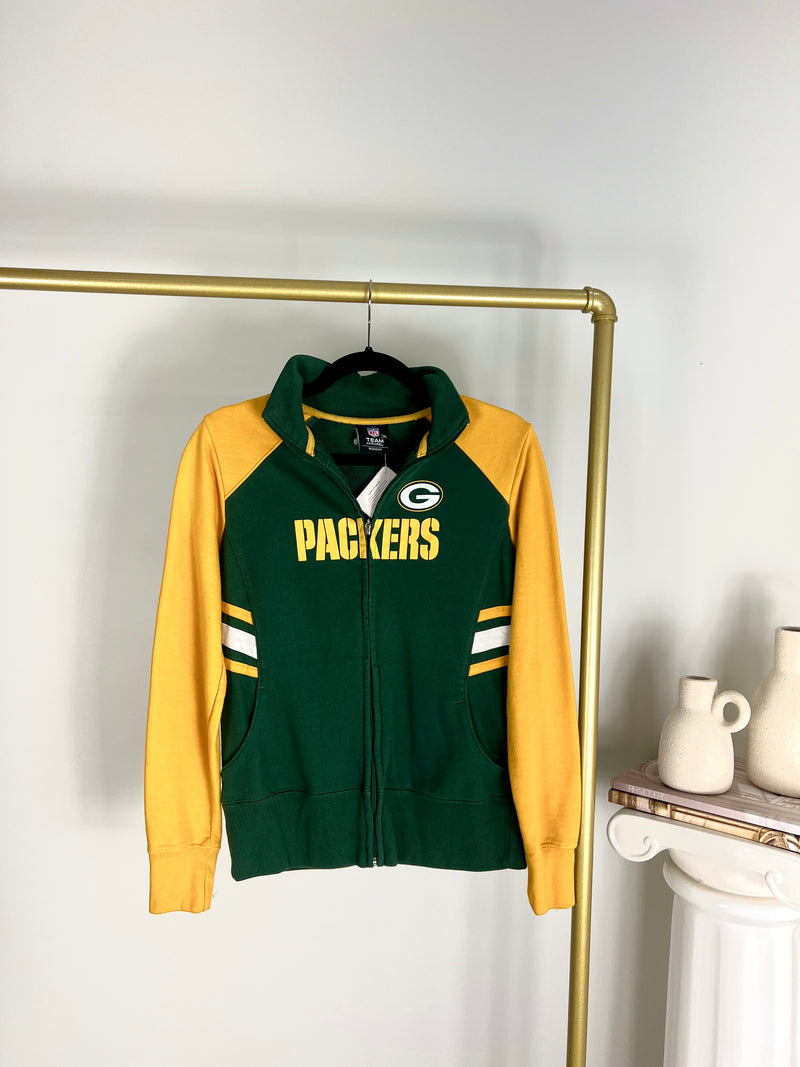 GREEN BAY PACKERS WOMEN'S ZIP UP SWEATSHIRT