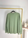 VINTAGE 90s SAGE GREEN NIKE MINI SWOOSH CREWNECK