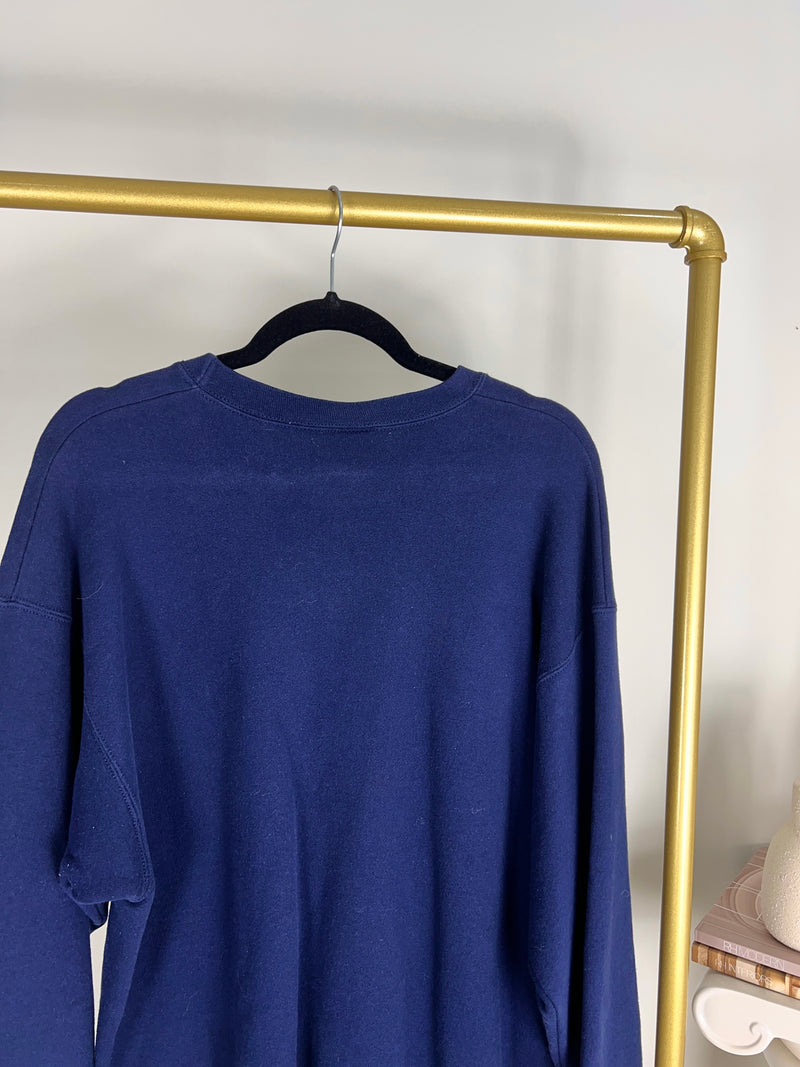 VINTAGE NAVY BOSTON LANDMARK CREWNECK