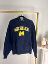 NAVY UNIVERSITY OF MICHIGAN VARSITY HOODIE