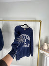 VINTAGE NAVY WESTERN MICHIGAN UNIVERSITY CREWNECK