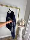 VINTAGE NAVY WESTERN MICHIGAN UNIVERSITY CREWNECK