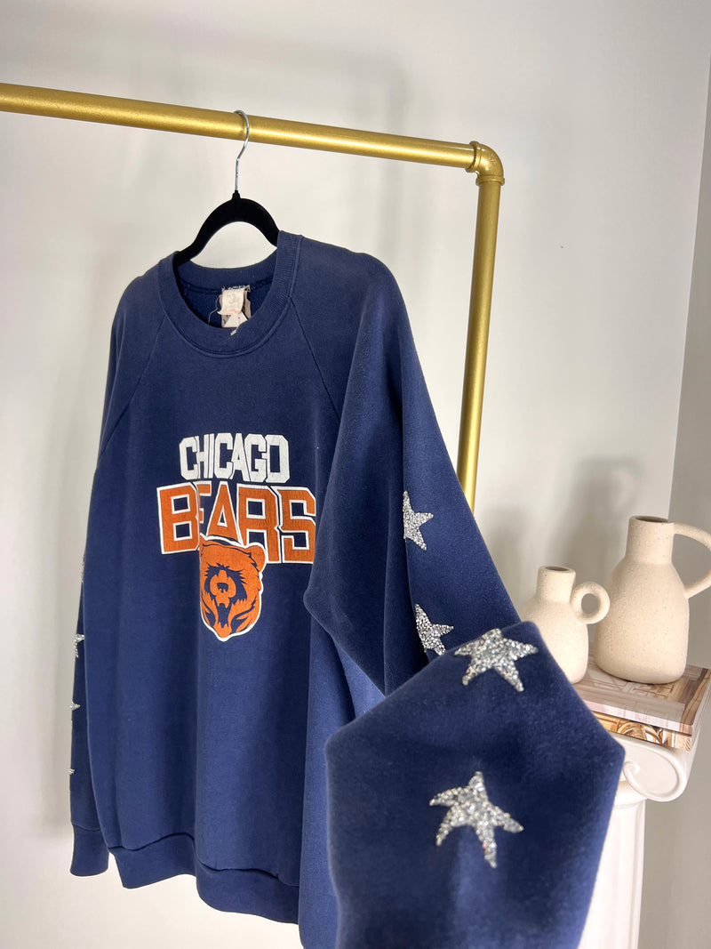 VINTAGE CHICAGO BEARS NAVY NFL CREWNECK
