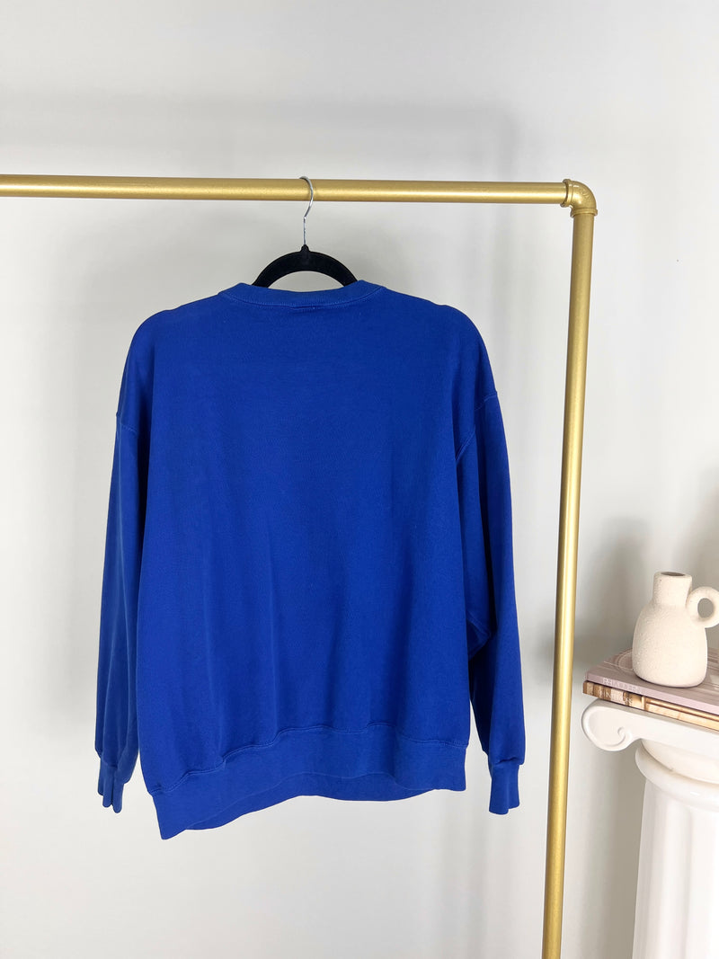 VINTAGE BLUE SYRACUSE UNIVERSITY ORANGEMEN CREWNECK