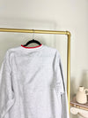 LIGHT GREY FORMULA 1 CREWNECK